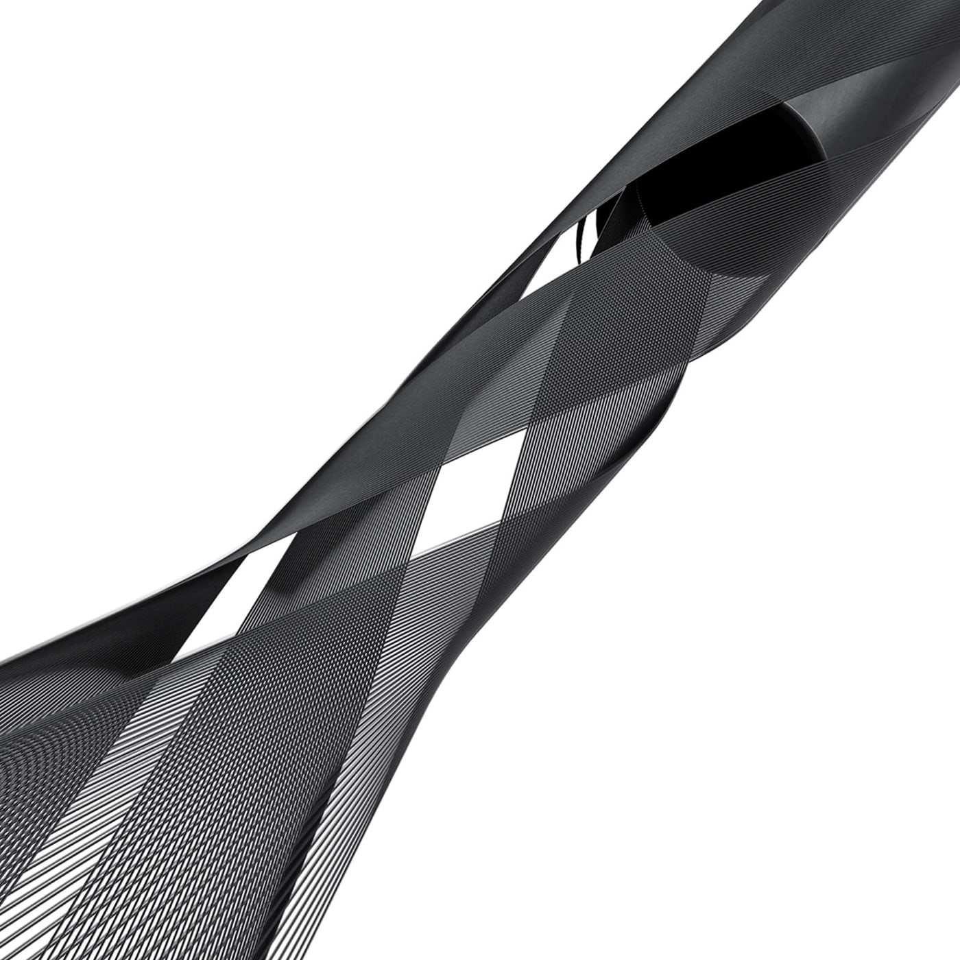 One hundred percent carbon, not just the surface