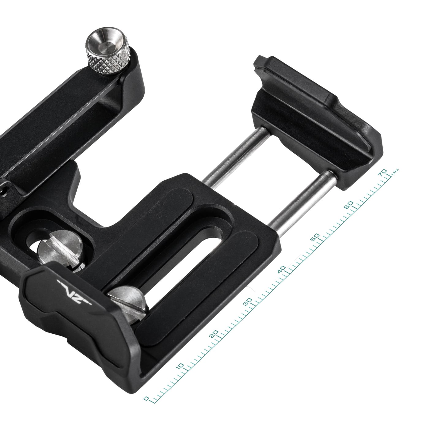 Height-adjustable cable clamp