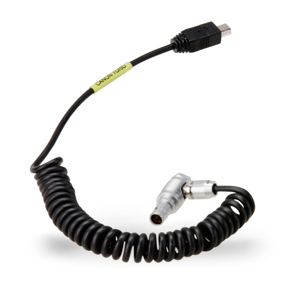 Run/stop from the handle for Canon 5D/6D/7D series DSLRs with a Mini USB port