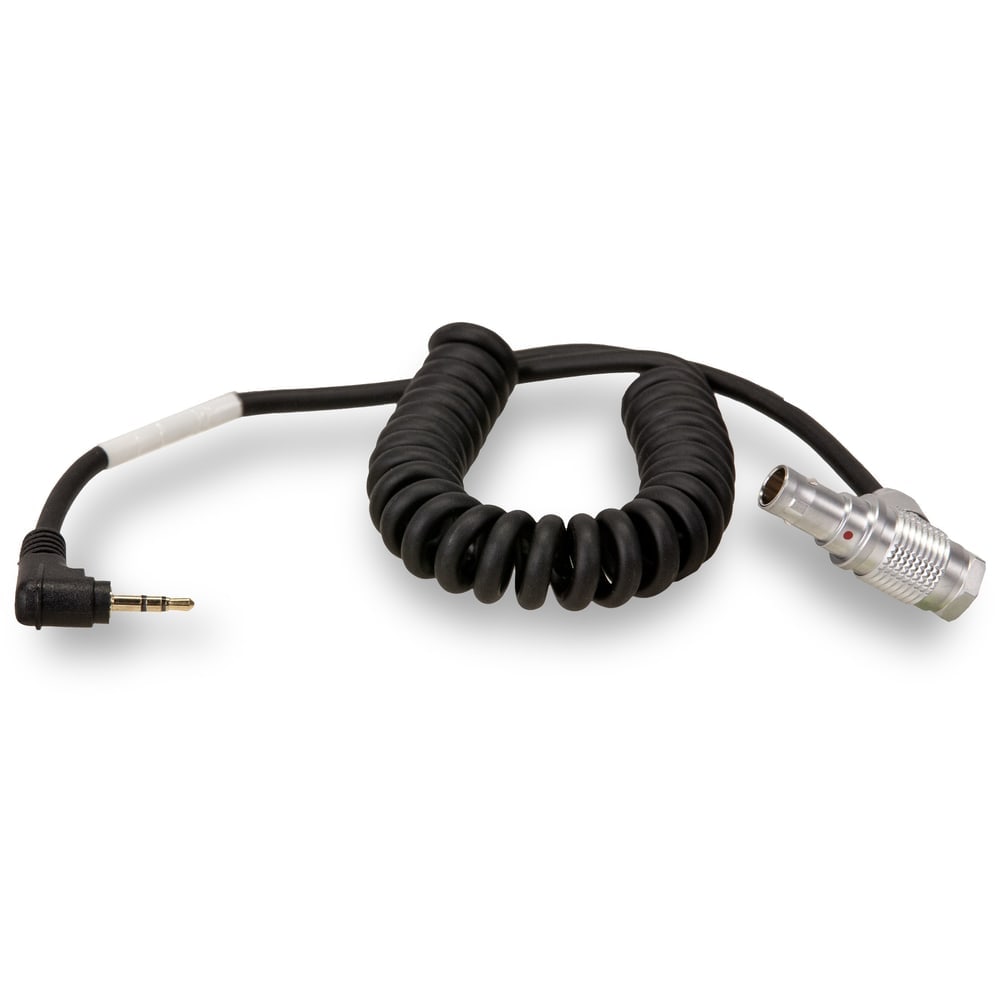 Run/stop from the handle for cameras with a LANC port (2.5 mm jack)