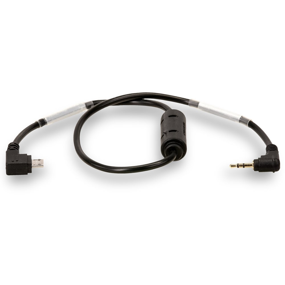 Run/stop from the handle for cameras with a LANC port (2.5 mm jack)