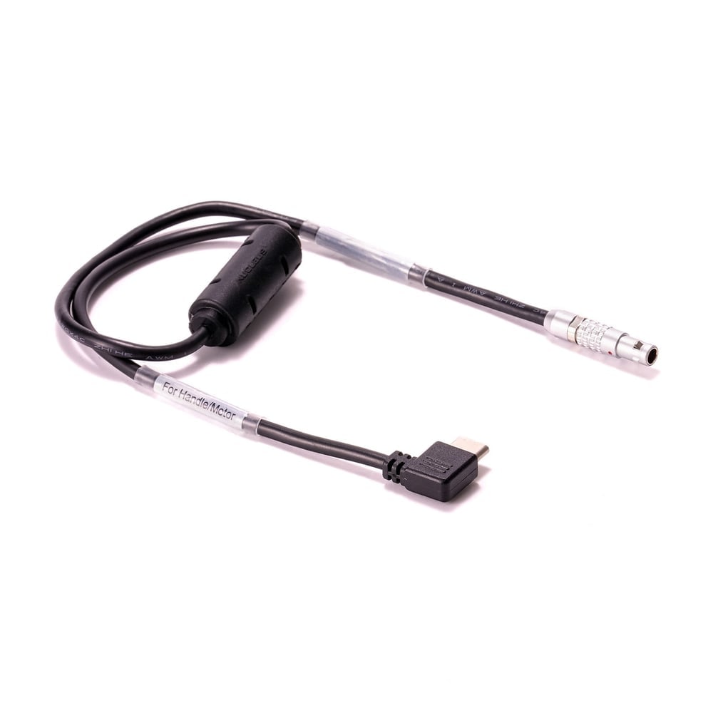 USB-C on the handle, RED CTRL port on the camera