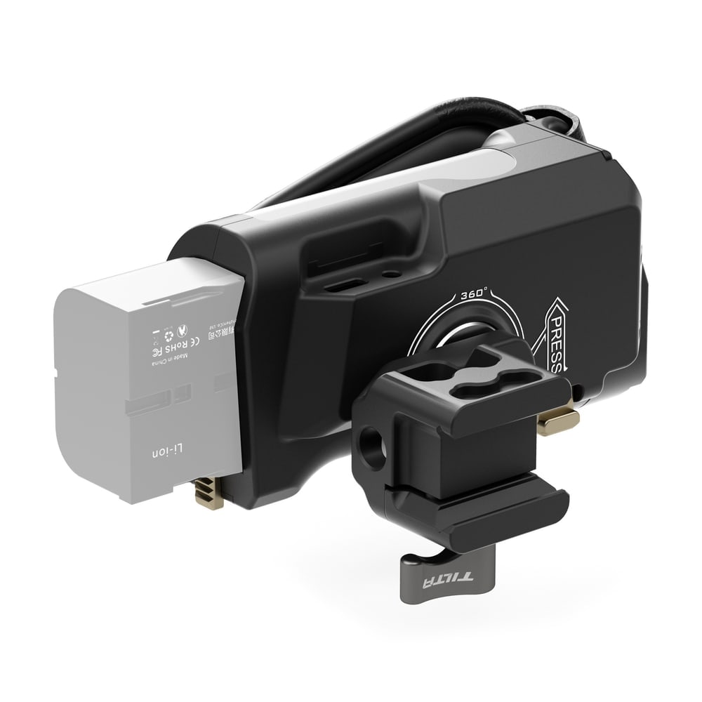 The F570 battery powers accessories
