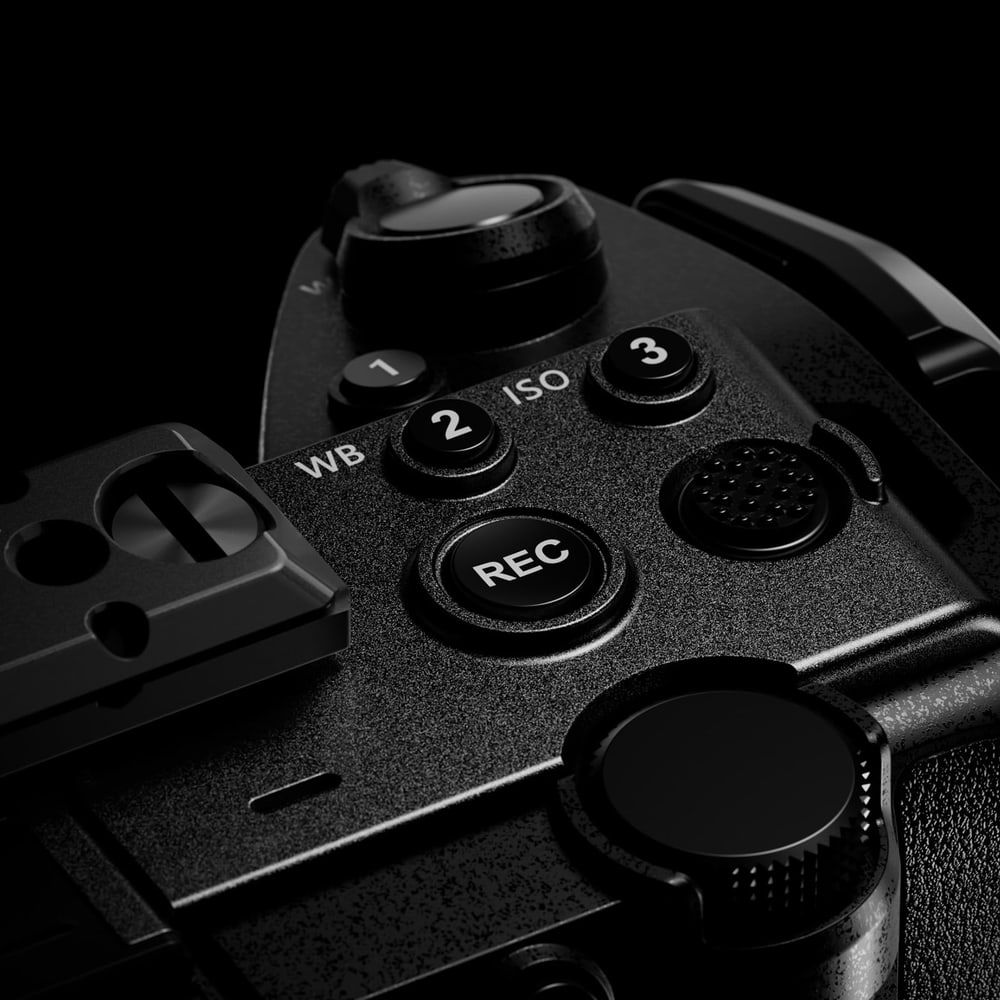 Native camera controls, zero interference