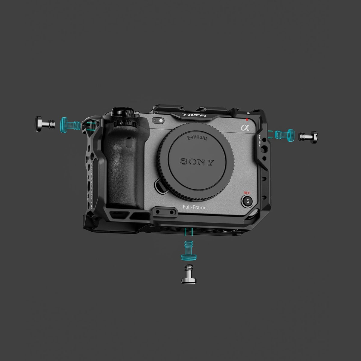 Three mounting screws against body twist