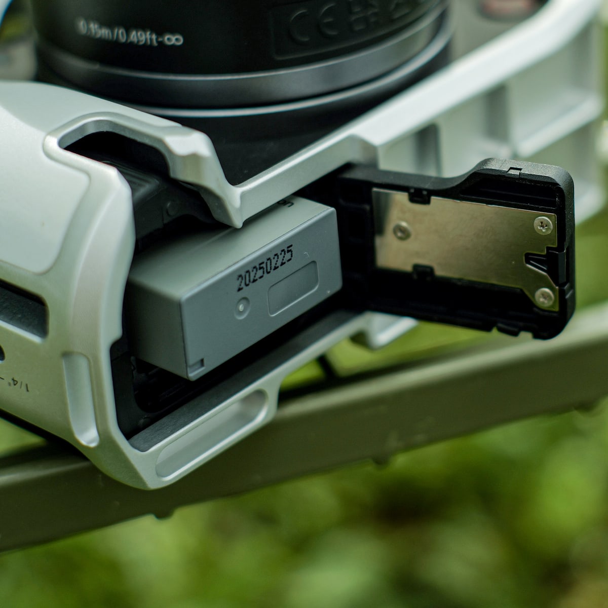 The camera stays accessible