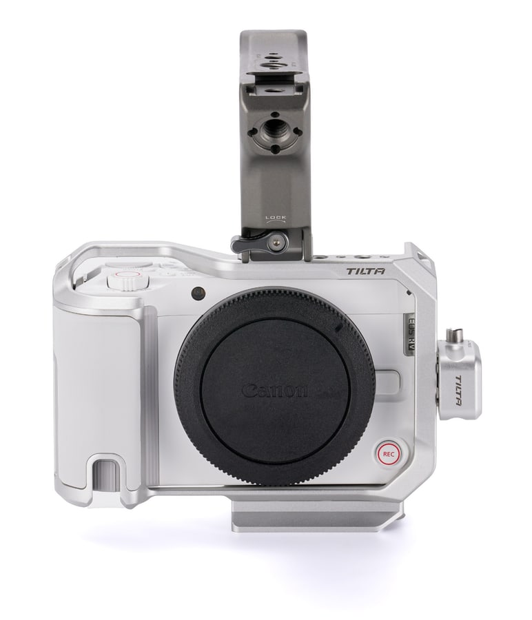 A cage built for the Canon EOS R50 V