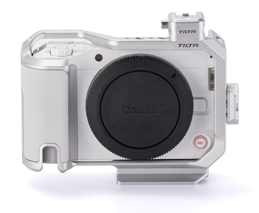 A cage built for the Canon EOS R50 V