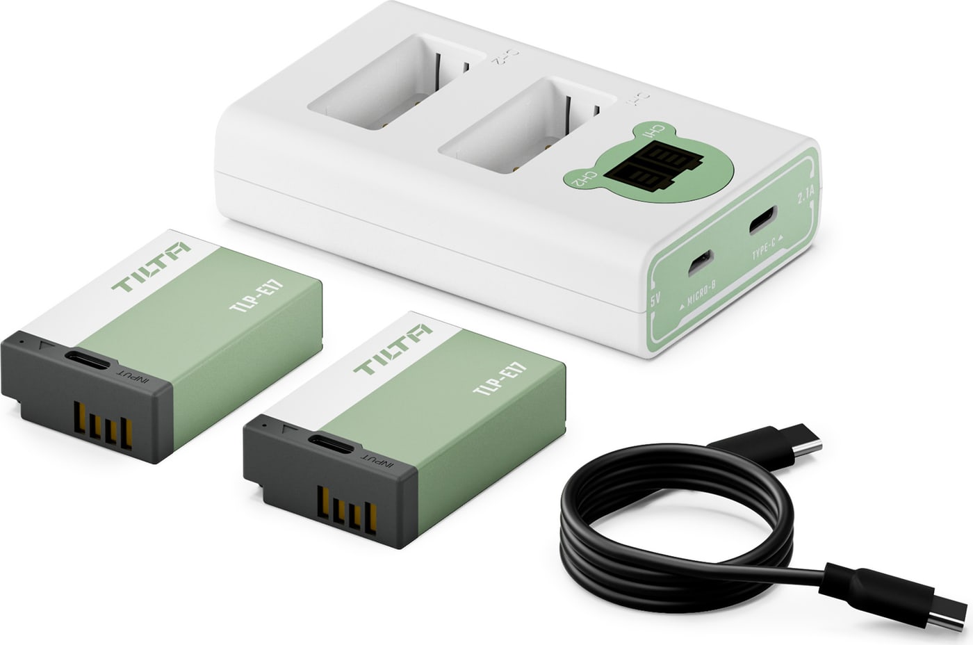 Two batteries in the set