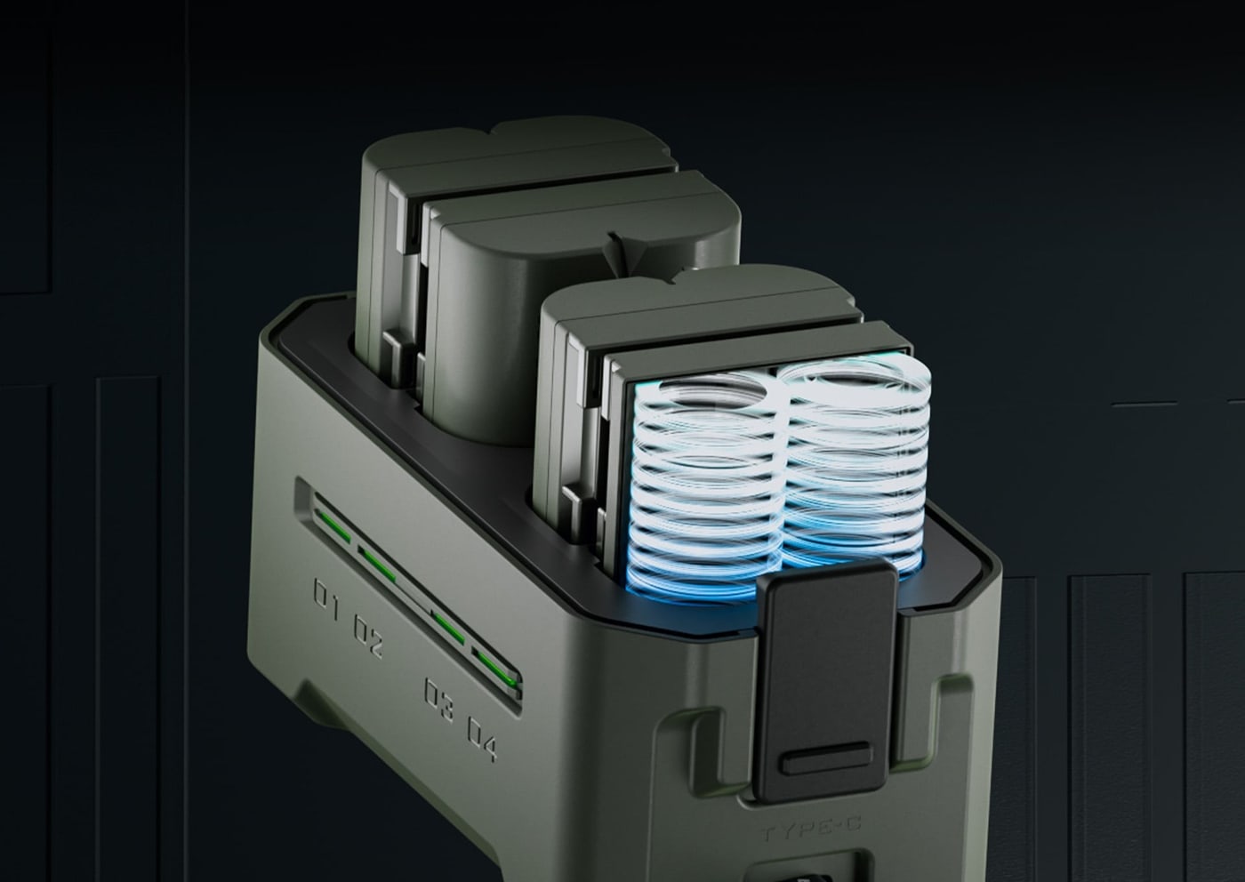 45 W charging: four batteries in three hours