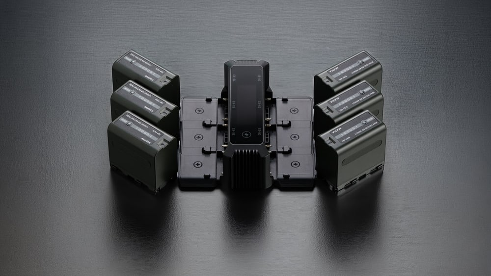 Six channels, folds flat
