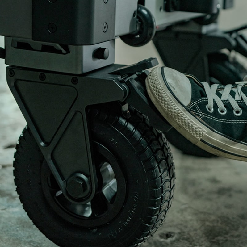 One-step-release brake