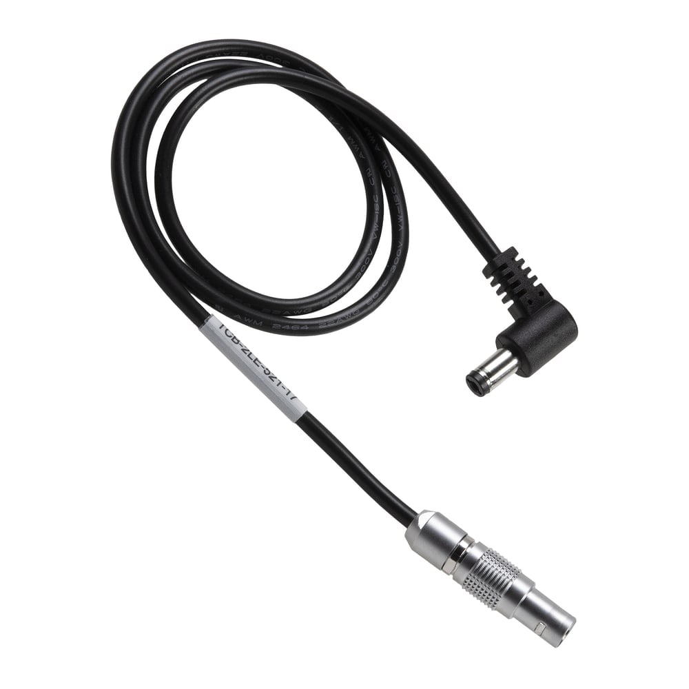 55 cm of straight cable with a right-angled plug