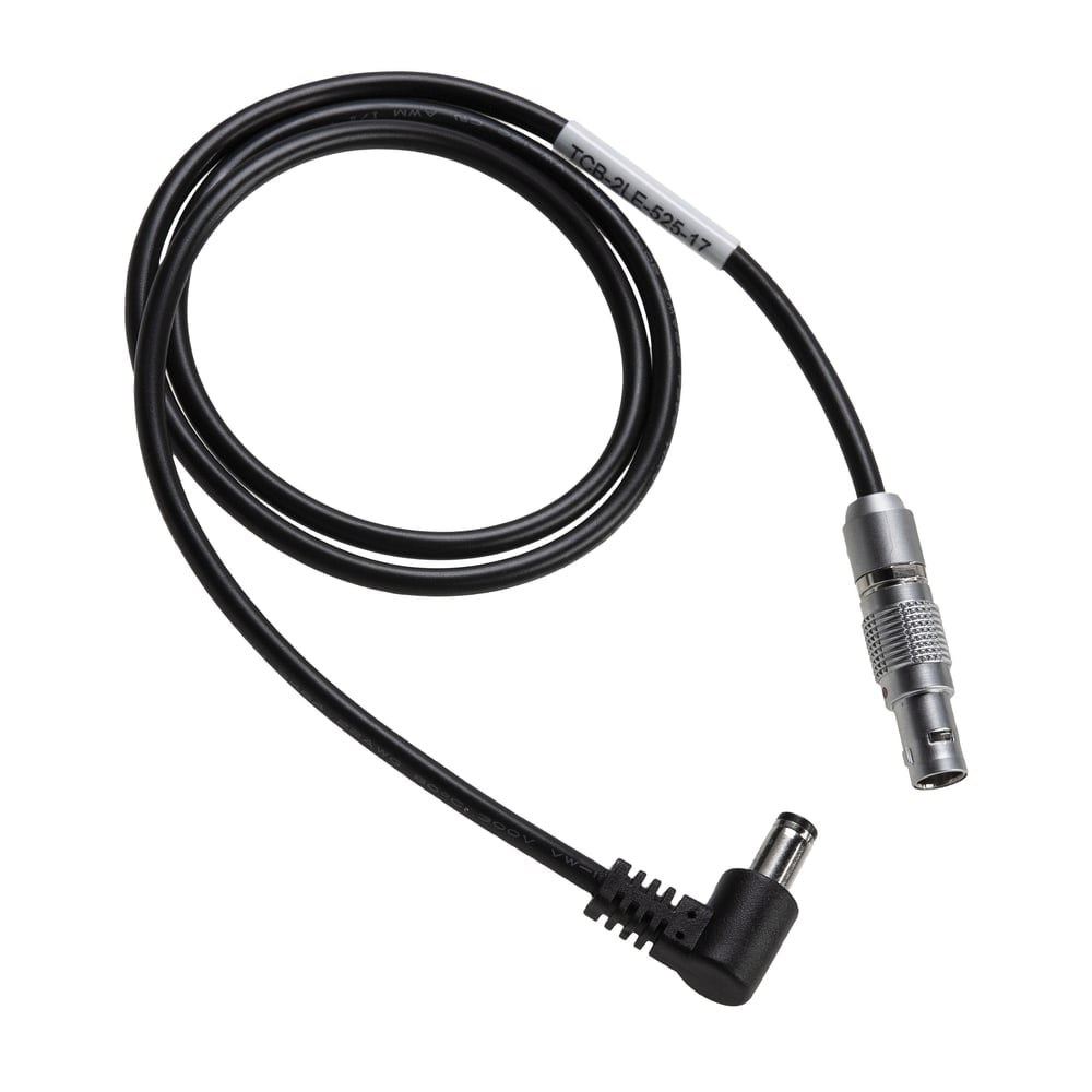 40 cm of straight cable with a right-angled plug