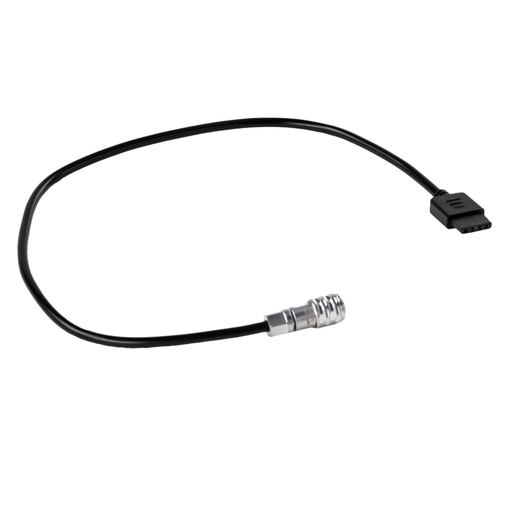 From the Ronin-S 12 V output into the Pocket's power input