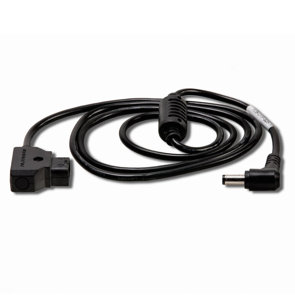 P-Tap on one end, DC 5.5/2.5 mm on the other