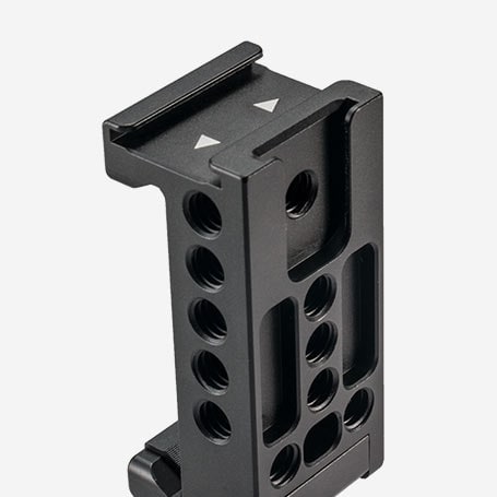 Two cold shoe mounts
