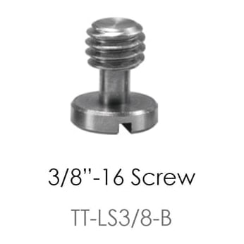 Slotted head and 3/8-16 thread