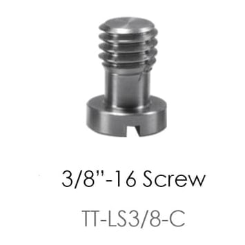 Slotted head and 3/8-16 thread
