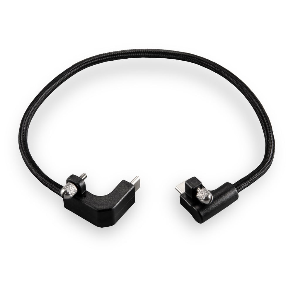 Right-angle connectors at both ends