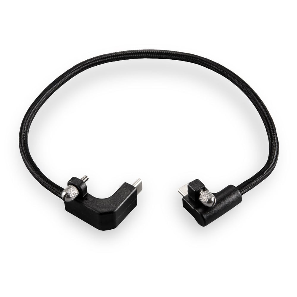 Right-angle connectors at both ends