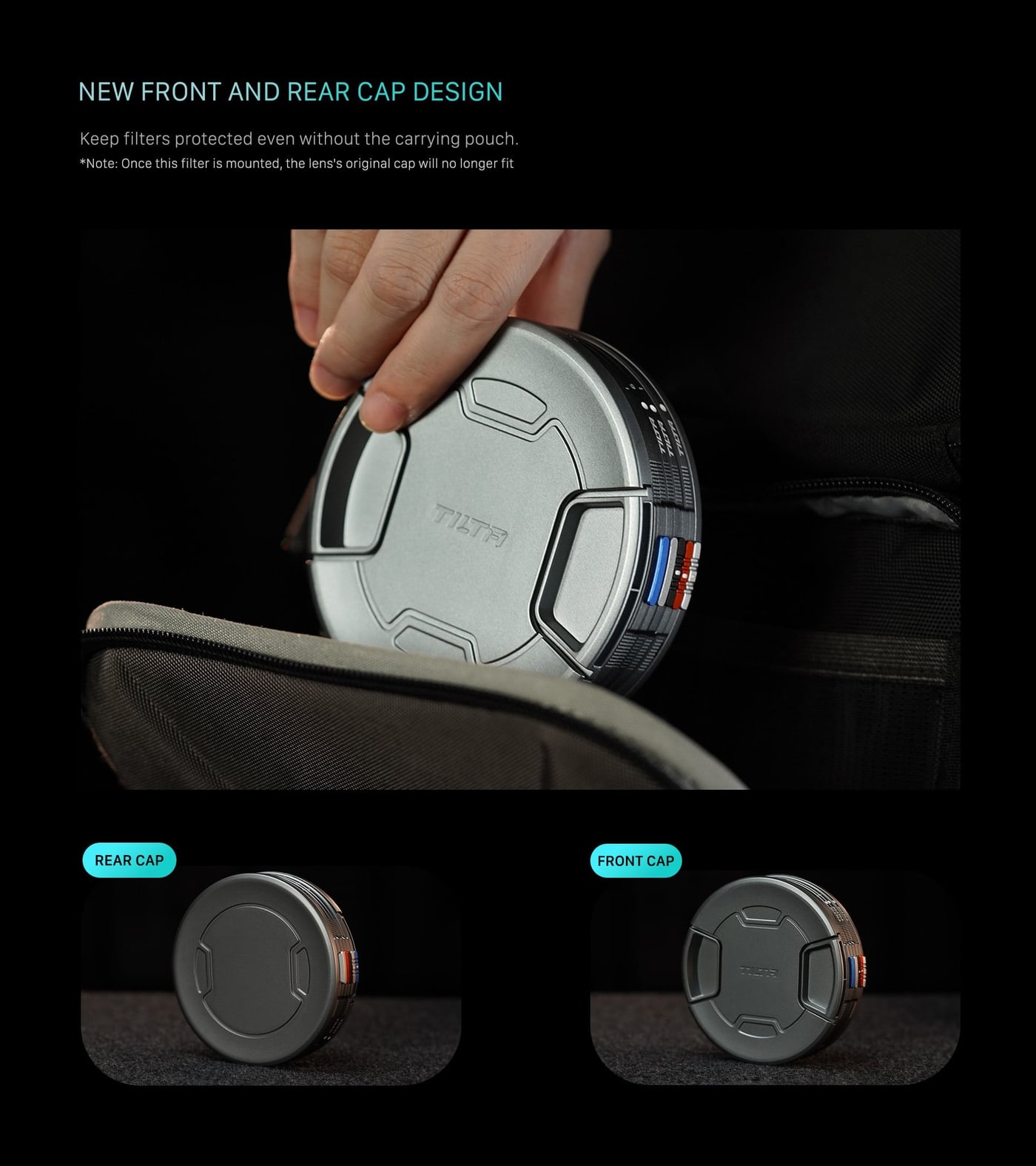 Front and rear cover