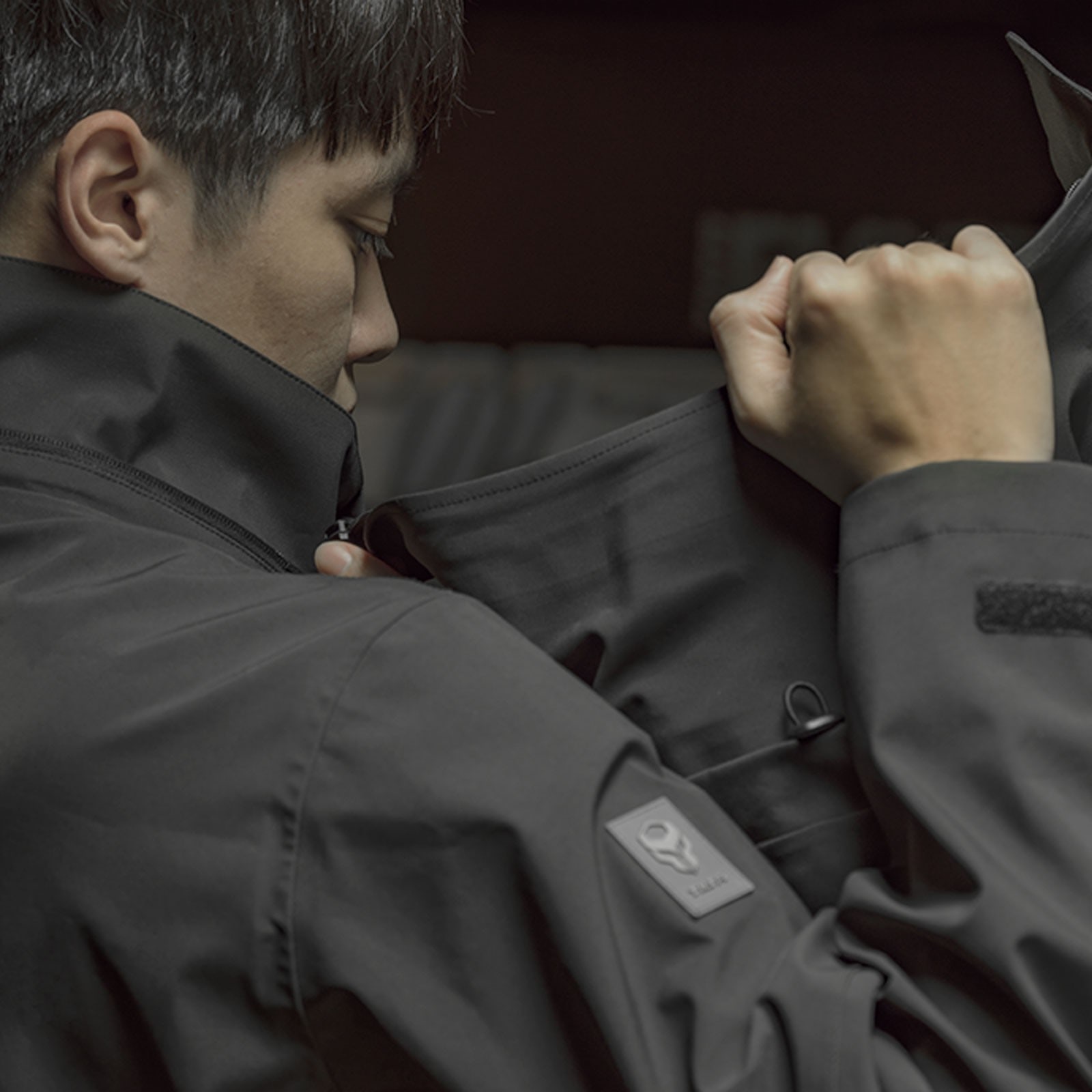 Detachable hood and chin guard