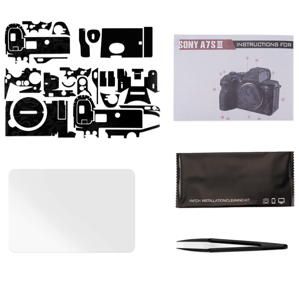 Tempered glass for the screen and a guide in the box