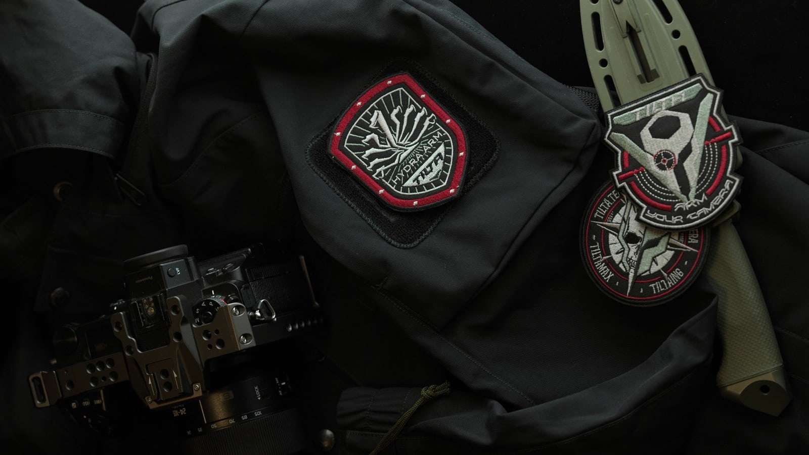 For windbreaker, jacket and backpack