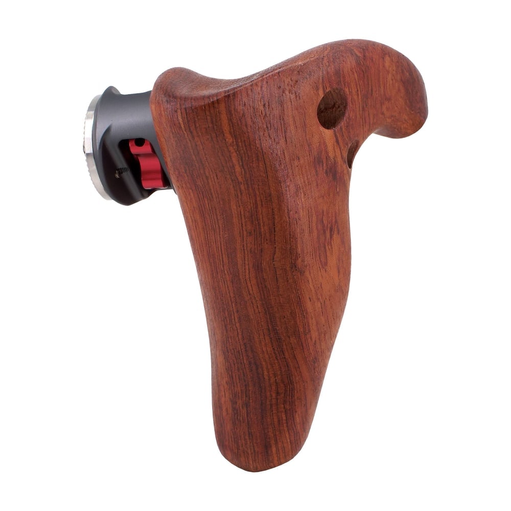 Black walnut on an aluminium mount