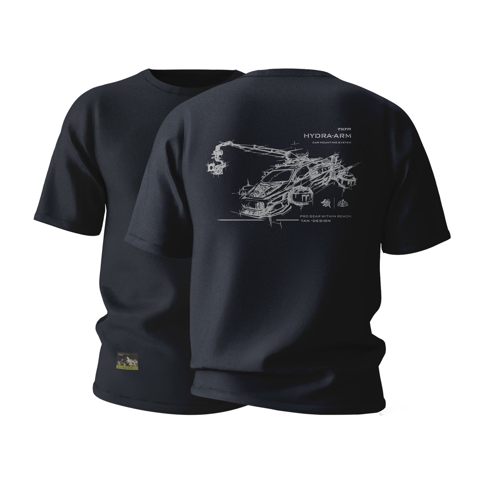 Loose boxy fit in combed cotton