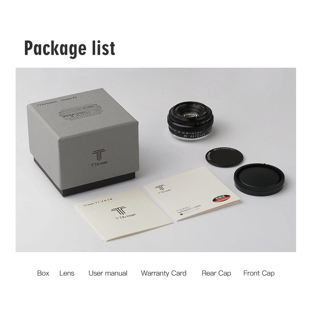 TTArtisan APS-C 25mm F2