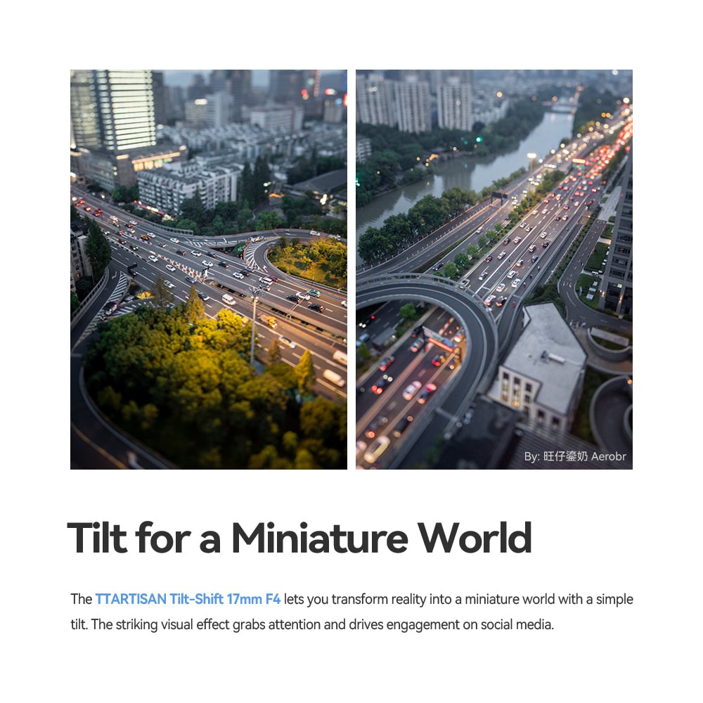 TTArtisan Tilt-Shift 17mm F4