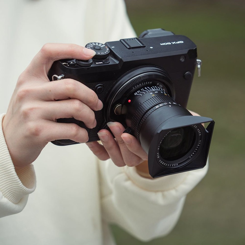 TTArtisan C06B Leica M – Fujifilm GFX – Manual control of Leica M lenses