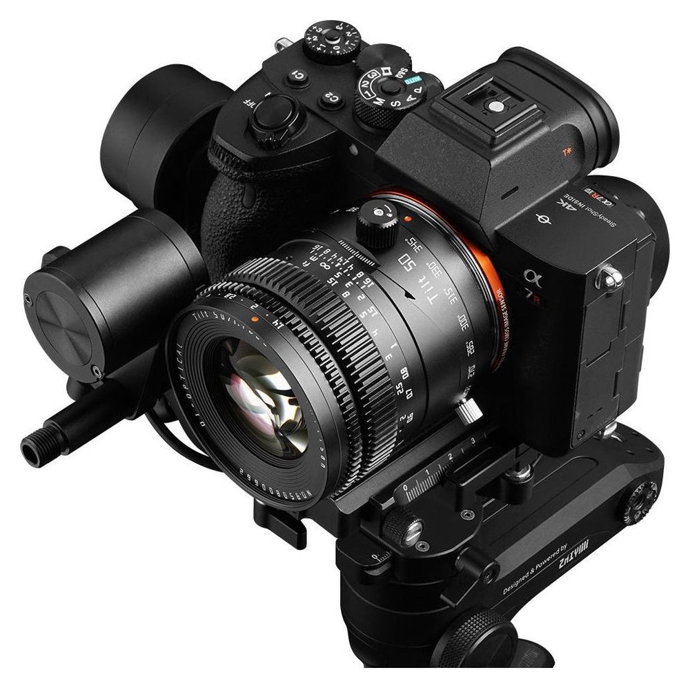 TTArtisan Tilt 50mm F1.4 – On the camera and on a gimbal