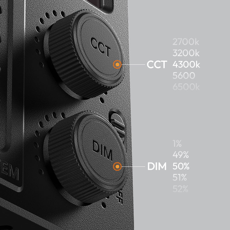Ulanzi LM-P40Bi – Two rotary controls