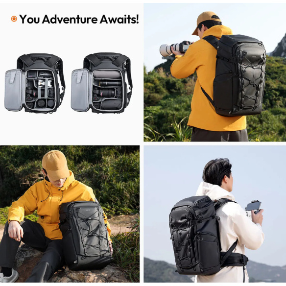Ulanzi AB01 TAI Outdoor Camera Backpack – Dividers and sleeves made to measure
