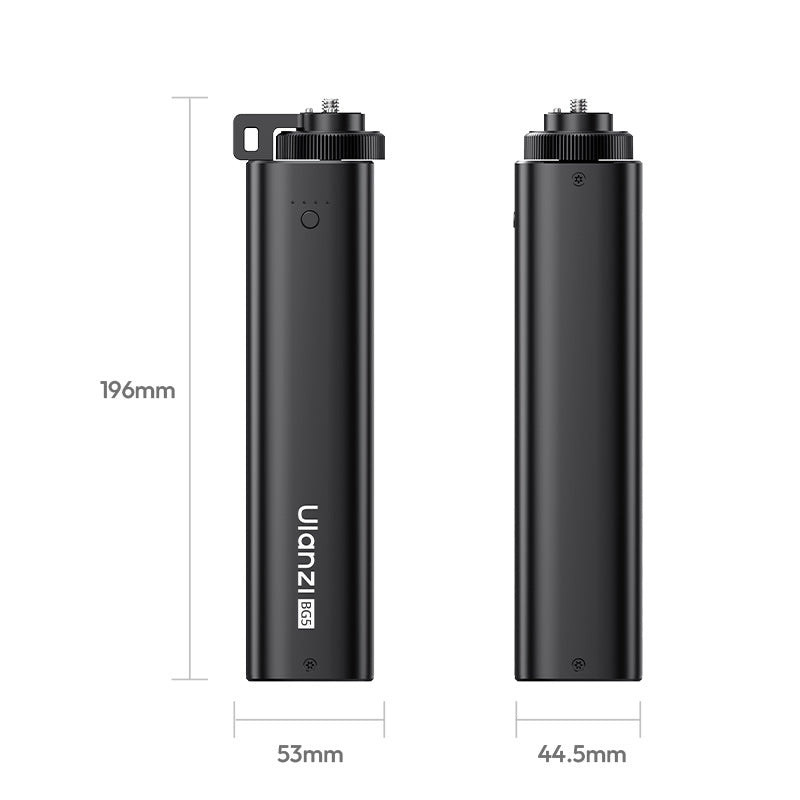 Ulanzi BG5 rukojeť s akumulátorem – 585 grams that will not weigh you down