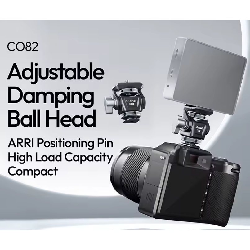 Ulanzi C082 kulová hlava – ARRI pin and adjustable damping