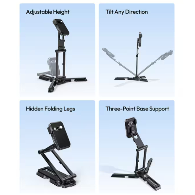 Ulanzi CO81 stojan pro fotoaparát – Height, tilt and folding legs