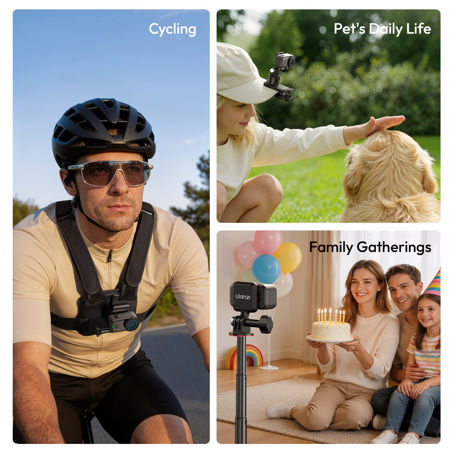 Ulanzi OA25 – Cycling, pets and family