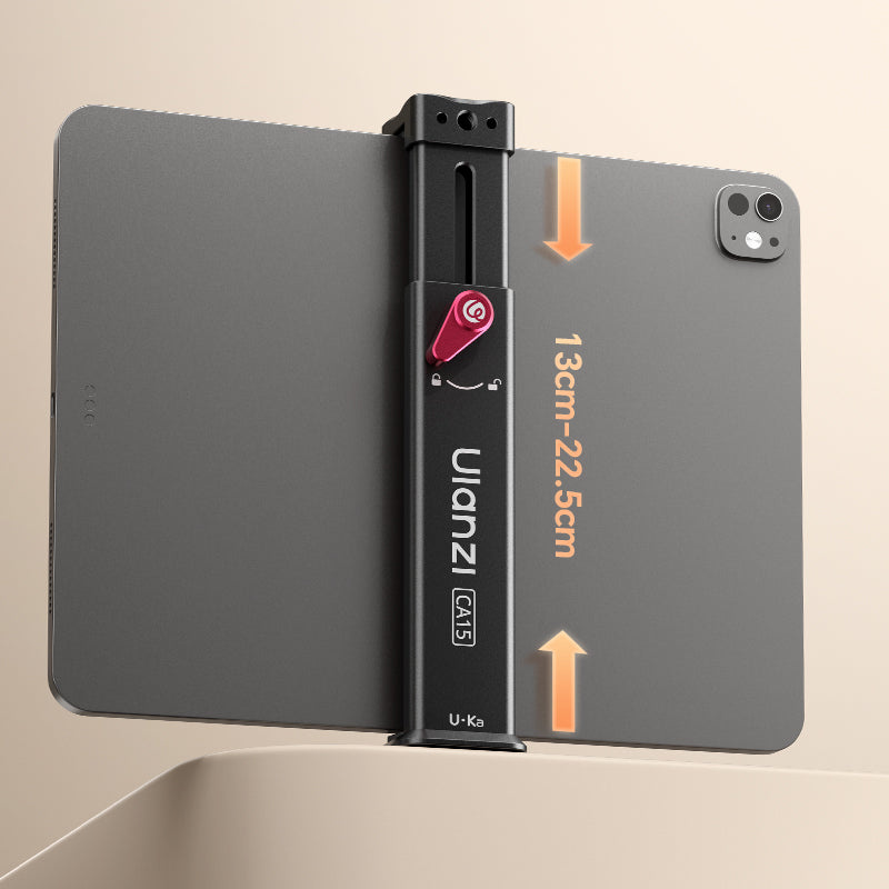 Ulanzi CA15 OneLock Tablet Clamp – Clamp width 13–22.5 cm