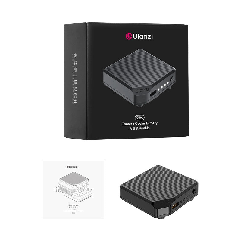 Ulanzi CU01 Camera Cooler Battery – Charging via USB-C