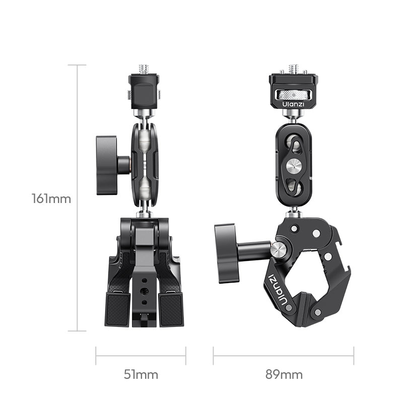 Ulanzi CO78 Super Clamp Kit – A compact kit for your backpack