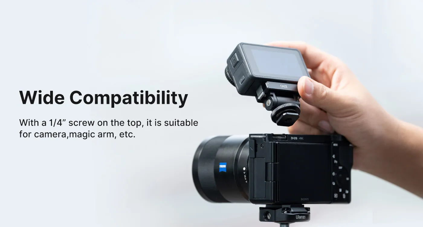 Ulanzi Cold Shoe Mount Adapter CA22 – Wide compatibility