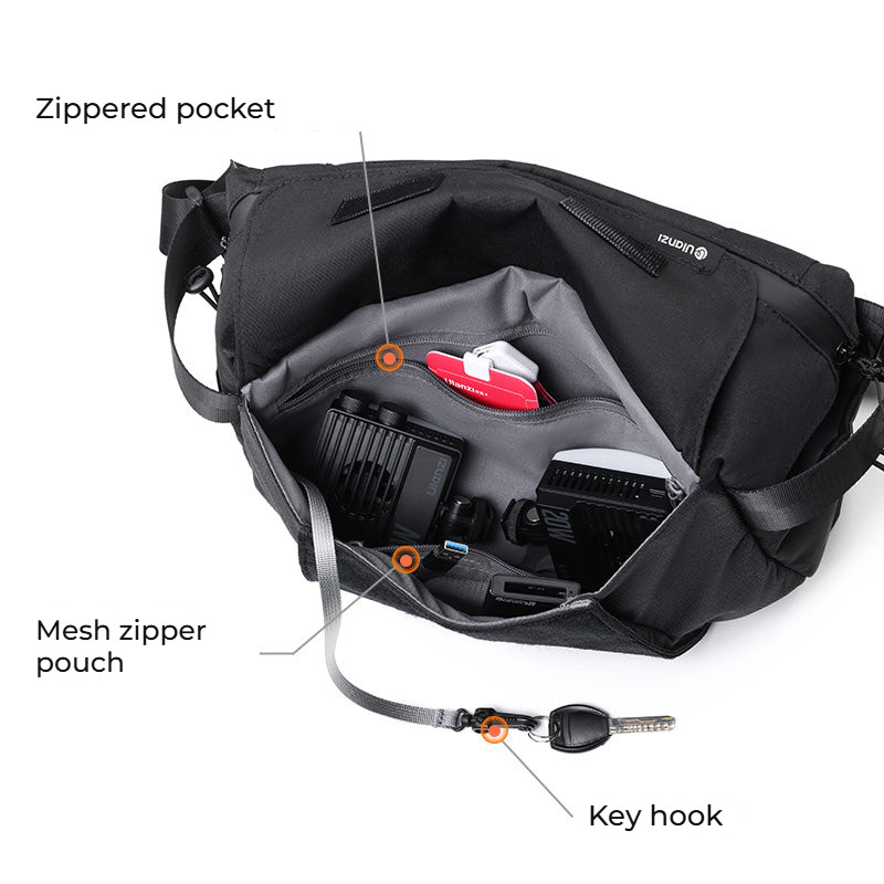 Ulanzi BP11 8L taška přes rameno – Pockets for small items