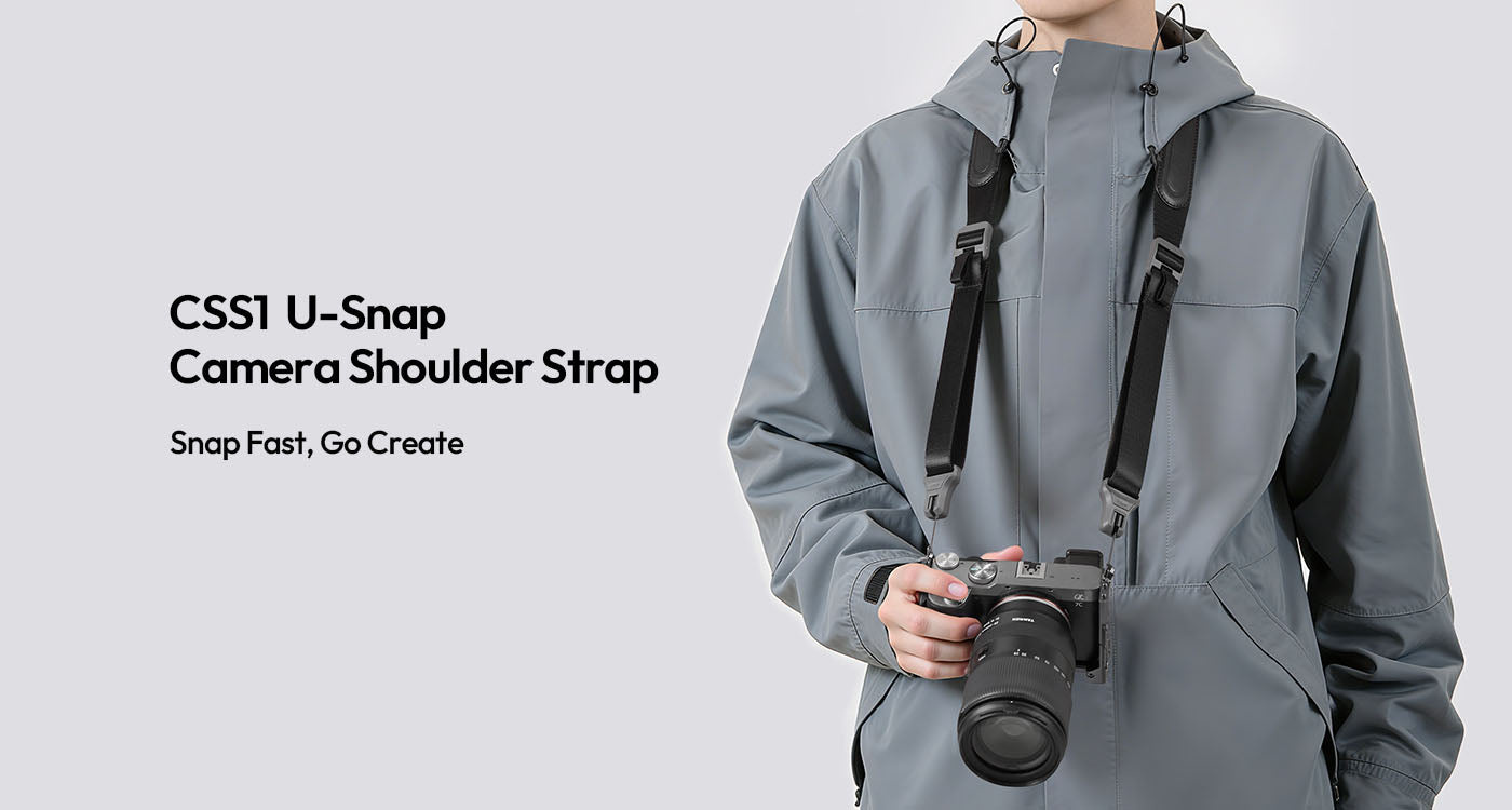 Ulanzi CSS1 U-Snap Camera Shoulder Strap (Shadow Black)