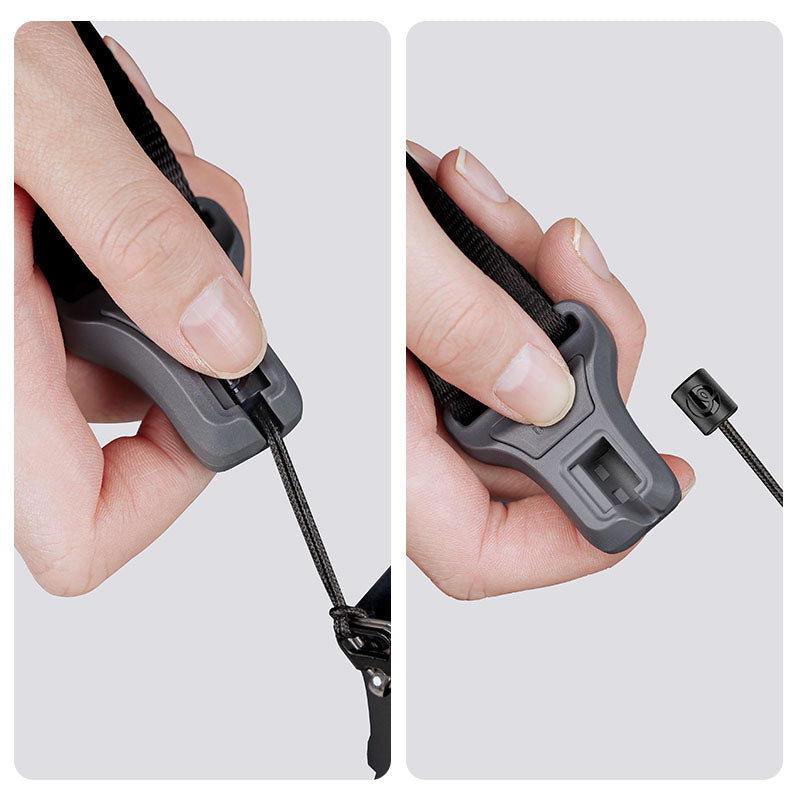 Ulanzi CSS1 U-Snap Camera Shoulder Strap (Shadow Black) – U-Snap for quick attaching