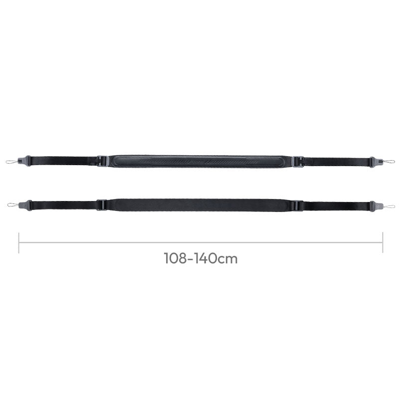 Ulanzi CSS1 U-Snap Camera Shoulder Strap (Shadow Black) – Length 108–140 cm