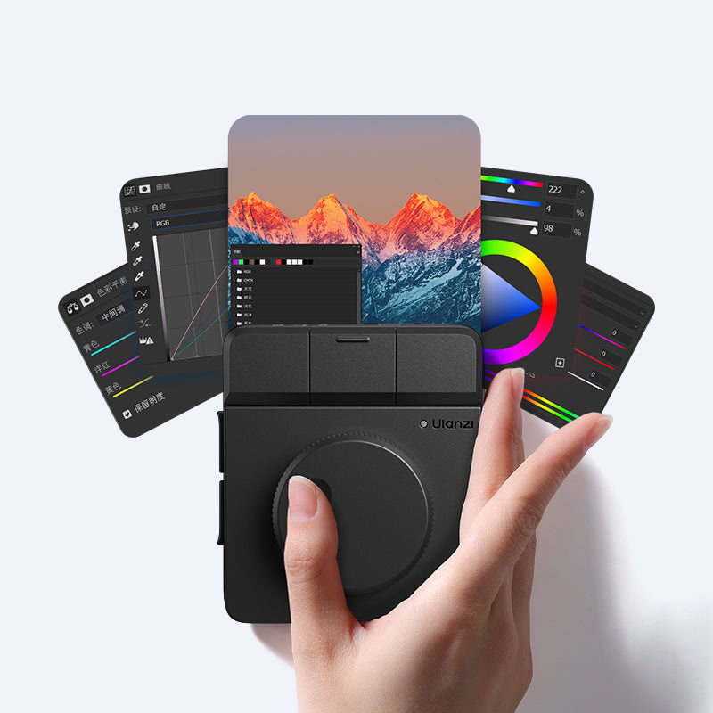 Ulanzi D100H Dial Creative Controller – Retouching and colour work